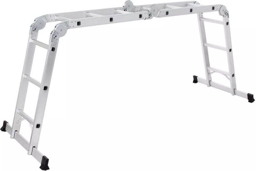 In And Outdoormatch Vouwladder Remington Telescoopladder Multifunctionele ladder 97x25x80cm