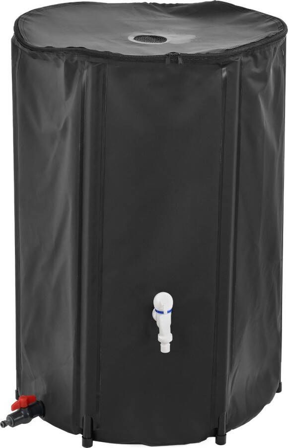In And Outdoormatch Watertank Ilona Opvouwbaar Ø60x88 cm Regenton Zwart 250 L