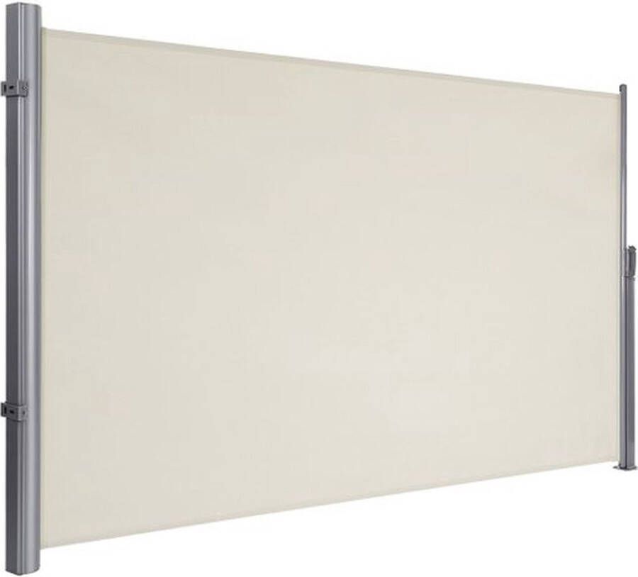 IN-HOMEXL IN.HOMEXL Loralee- Windschermen Zijluifel Tuinscherm Uittrekbaar Windscherm- Aluminium 200 x 300 cm Beige