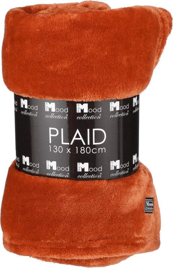 In The Mood Collection Famke Fleece Plaid L180 x B130 cm Terra