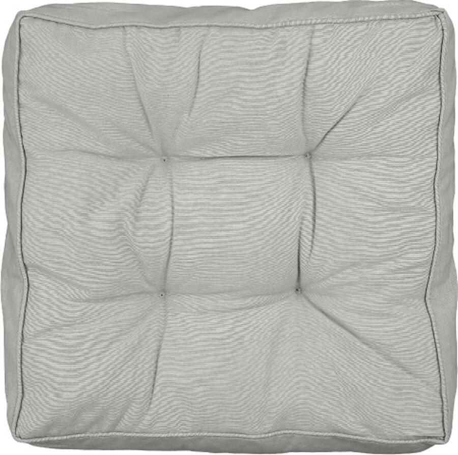In The Mood Collection In the Mood Paddy Matras Kussen 47 x 47 x 10 cm Grijs