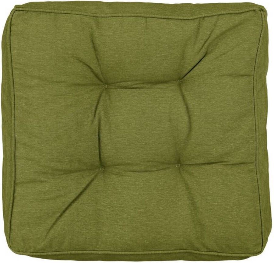 In The Mood Collection In the Mood Paddy Matras Kussen 47 x 47 x 10 cm Groen