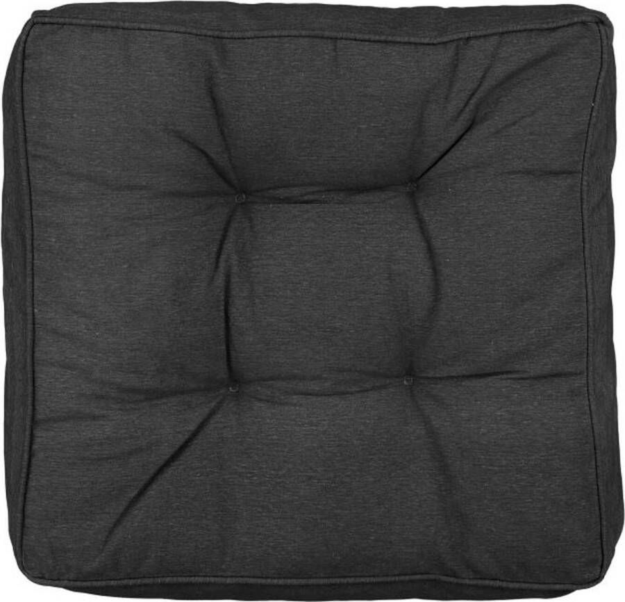 In The Mood Collection In the Mood Paddy Matras Kussen 47 x 47 x 10 cm Zwart