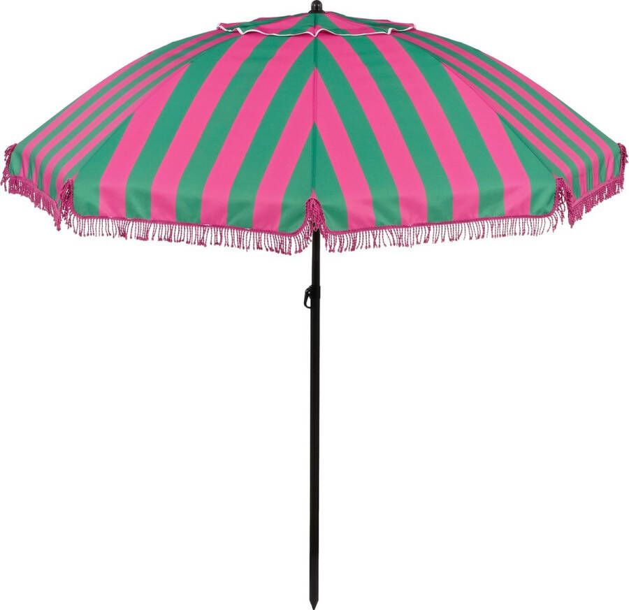 In The Mood Collection Osborn Parasol H238 x Ø220 cm Groen