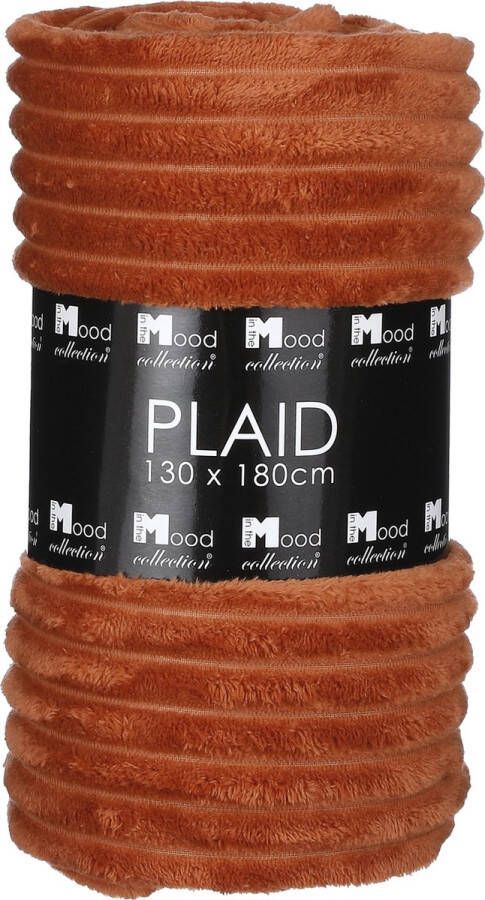 In The Mood Collection In the Mood Lorens Fleece Plaid L180 x B130 cm Terra