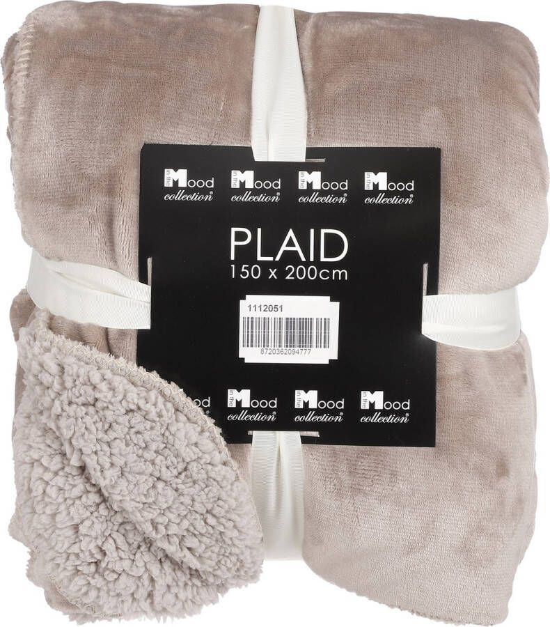 In The Mood Collection In the Mood Mardy Fleece Plaid L200 x B150 cm Beige
