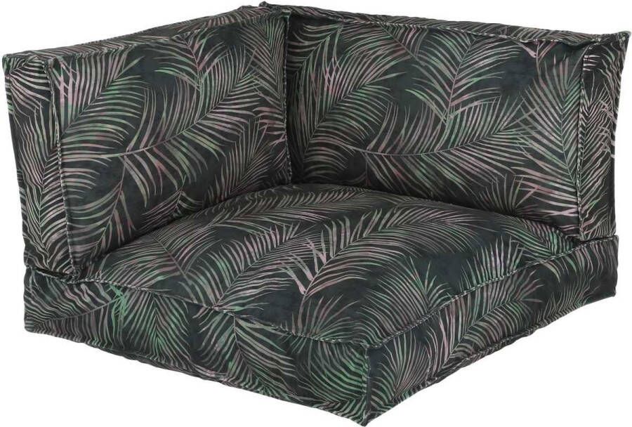 In The Mood Collection In the Mood Tropical Hoek Palletkussens 80x80x52 cm Groen