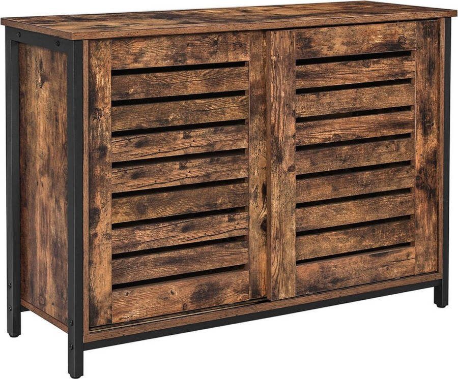 Inandoutdoormatch Dressoir kasten Industrieel Consoletafel Gangtafel Bijzettafel 100x35x70cm moederdag cadeautje