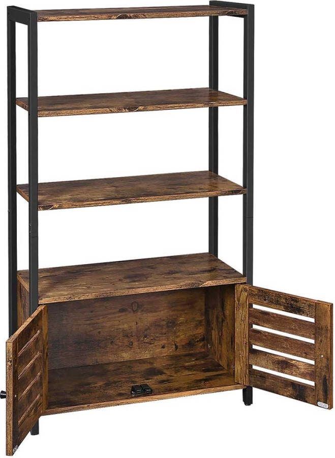 Inandoutdoormatch Dressoir kasten Industrieel Consoletafel Gangtafel Bijzettafel 70x30x121cm moederdag cadeautje
