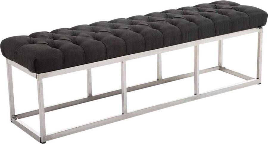 Luxe Halbank Lynna Stof Zwart 150cm Bank Gangbank