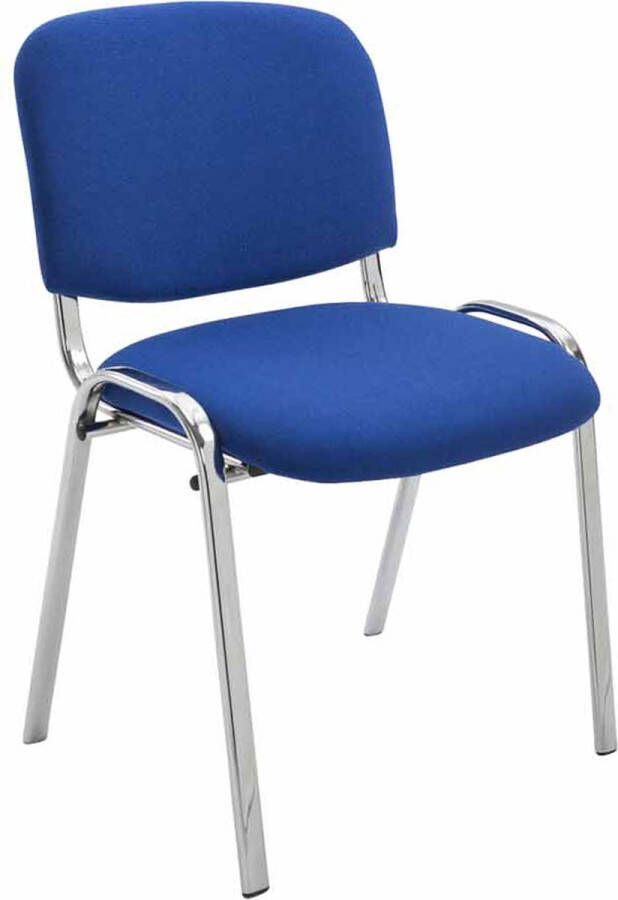 Inandoutdoormatch stoel Sharyl vergaderstoel 100% polyurethaan Blauw Bezoekersstoel Vaderdag cadeau