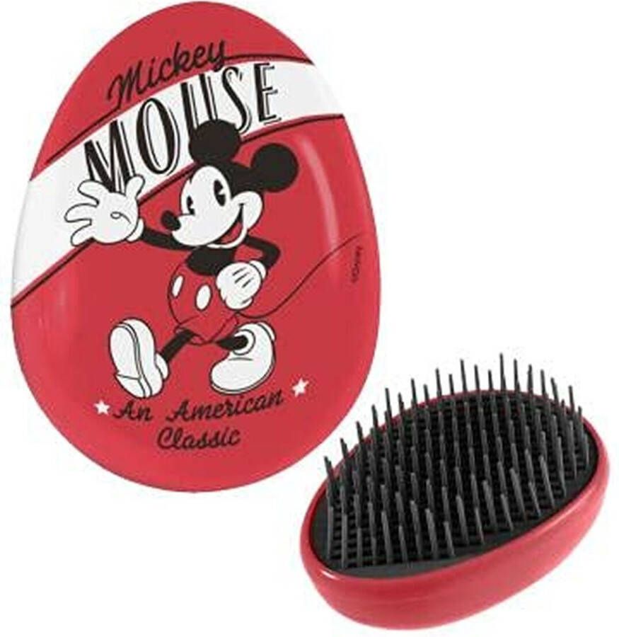 Mickey Mouse Ontwar Haarborstel Rood