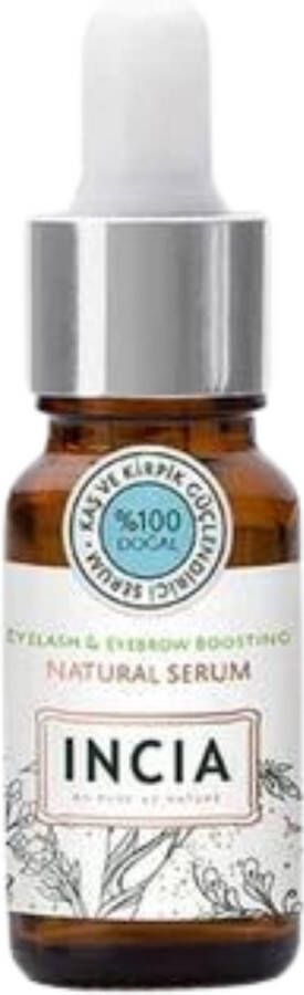 INCIA Wimperserum voor Wimpers en Wenkbrauwen Groei booster Eyelash & Brow Serum Plantaardige oliën zoals castorolie Voorkomt haaruitval van Wimpers en Wenkbrauwen Dierproefvrij