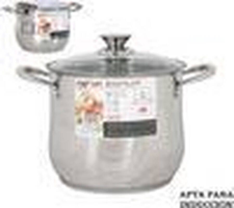 Inde Casserole New Heron Steel With lid Induction (3L)
