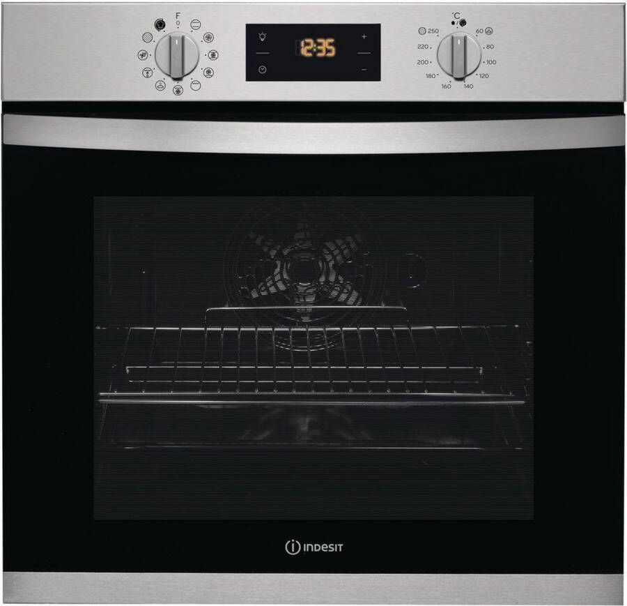 Indesit IFW 3844 P IX Inbouw oven Zilver