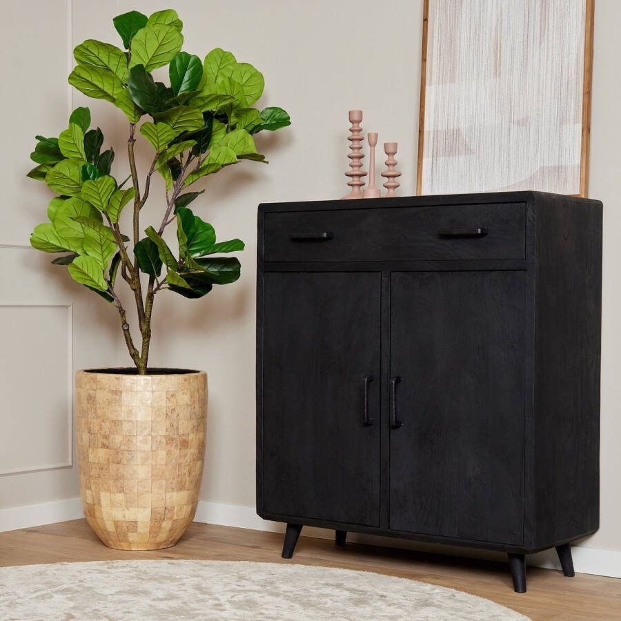 Starfurn Kabinet kast Omaha Black | 100 cm-STF-12554