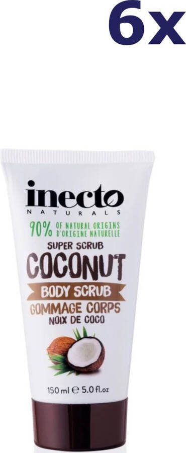 Inecto Naturals Coconut Body Scrub Voordeelverpakking