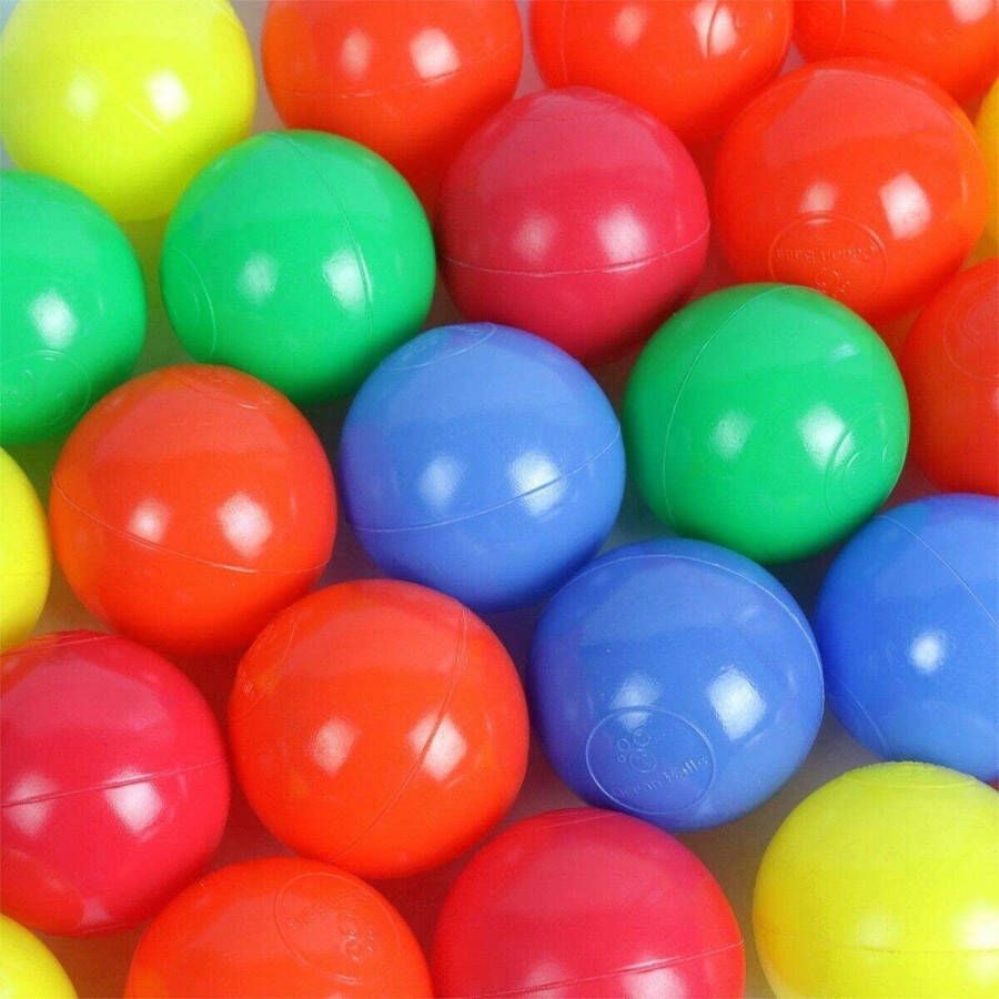 Oceanballs GoodVibes Plastic Baby Ballen voor Ballenbak Set van 500 stuks Diameter 5 cm BPA-vrij Mix van 5 Kleuren Ballenbakballen Kunststof Ballen voor Spelen