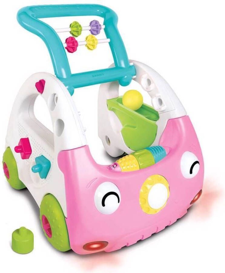 Infantino 3 in 1 Baby Walker Loopwagen Loopwagens Roze