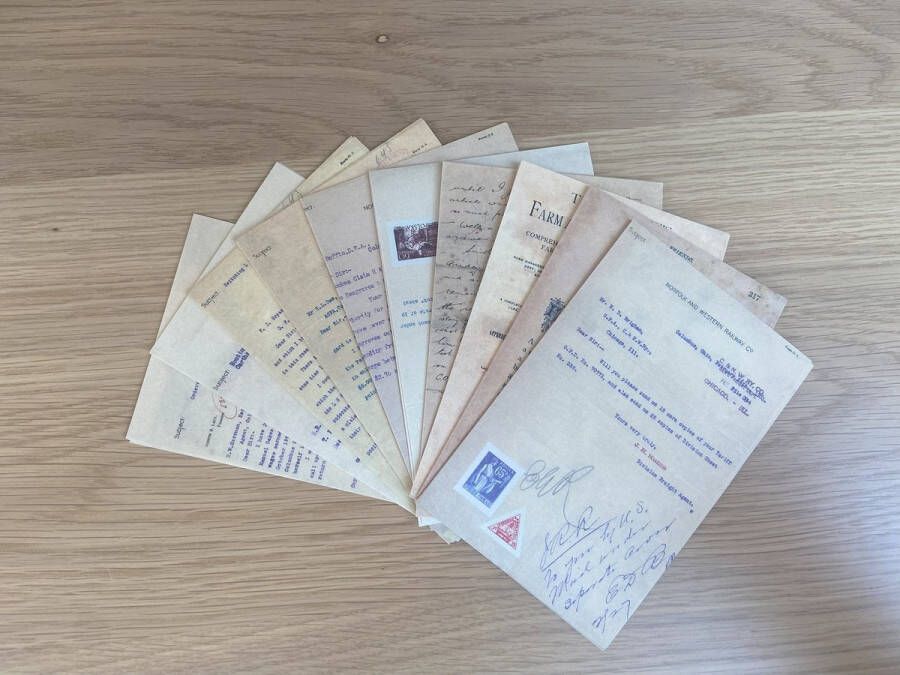 InfeelMe Journaling Papier Set 60 vellen Vintage Brieven Vintage Letters Voor o.a. bulletjournal scrapbooking en kaarten maken