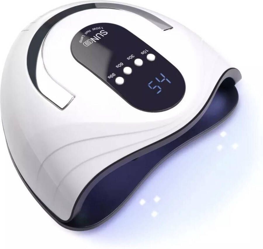 REGENTECH Professionele Nageldroger ostem 120W UV Nageldroger Lamp UV Lamp voor Perfect Uitgeharde Nagel Gellak LED Lamp 1 5M Snoer Wit