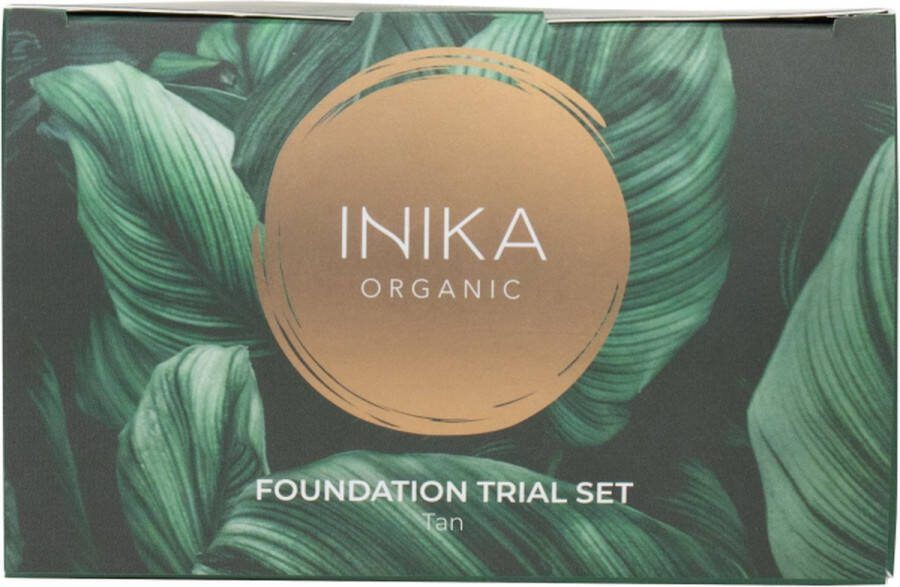 INIKA Organic INIKA REFRESH Foundation Trial Set Tan Vegan 100% Natuurlijk Verzorgend Alle huidtypes
