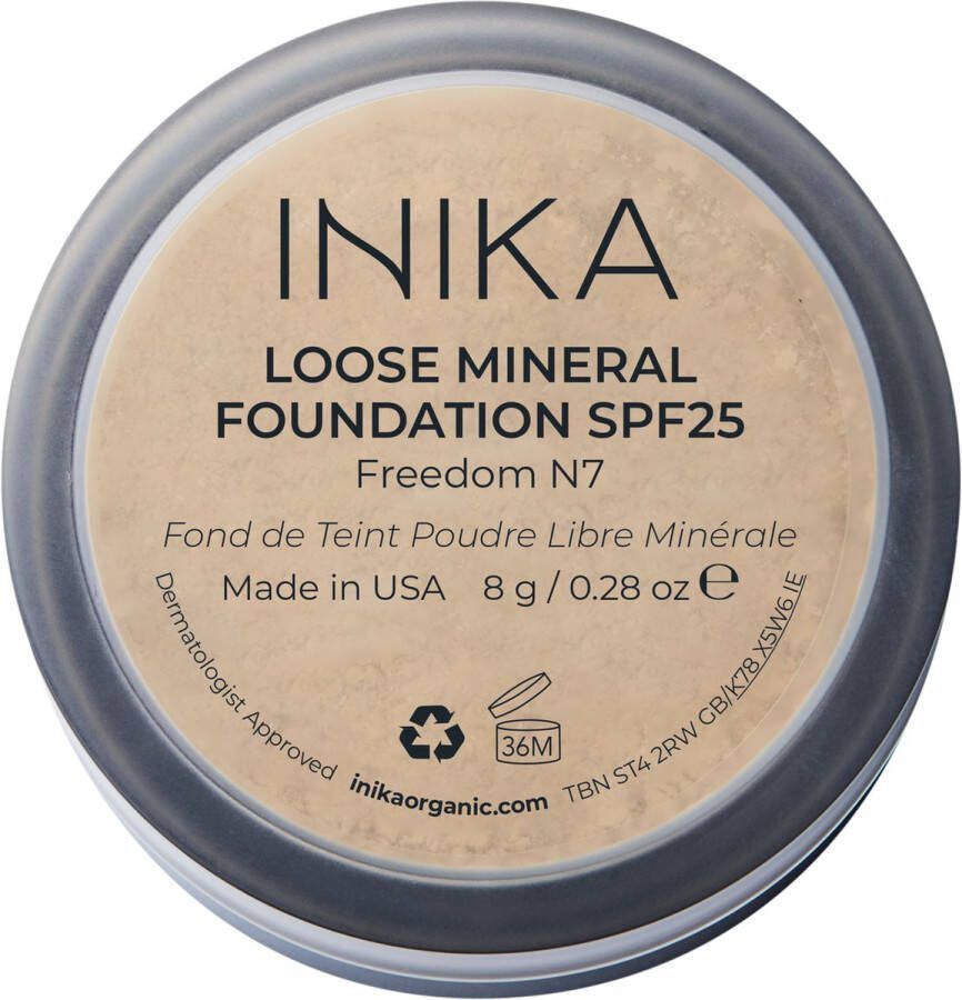 INIKA Organic Loose Mineral Foundation SPF25 Freedom