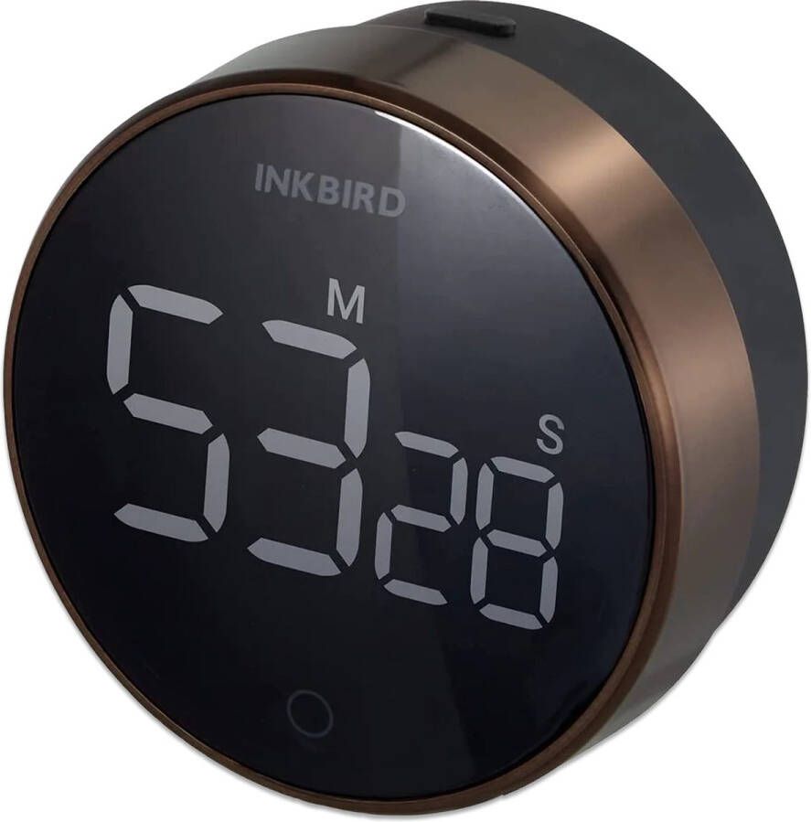 Inkbird Digitale magnetische oplaadbare timer Alarmiviteitstimer met 3 niveaus voor klaskantoor Grote LED Countdown Smart Timer IDT-01 voor kinderen volwassenen keuken leraar