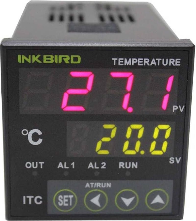 Inkbird Digitale PID Temperatuurregelaar Positieregeling Thermostaat AC DC 12 tot 24V ITC-100VL