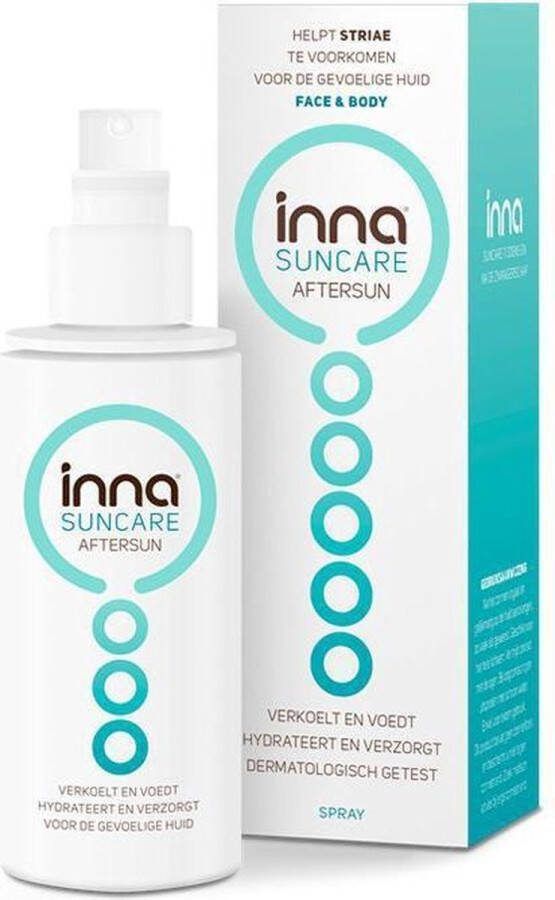 Inna Suncare Aftersun Spray Face and Body 150 ml Zonverzorging Gezicht en Lichaam Tijdens en Na de Zwangerschap Striae Voorkomende Spray