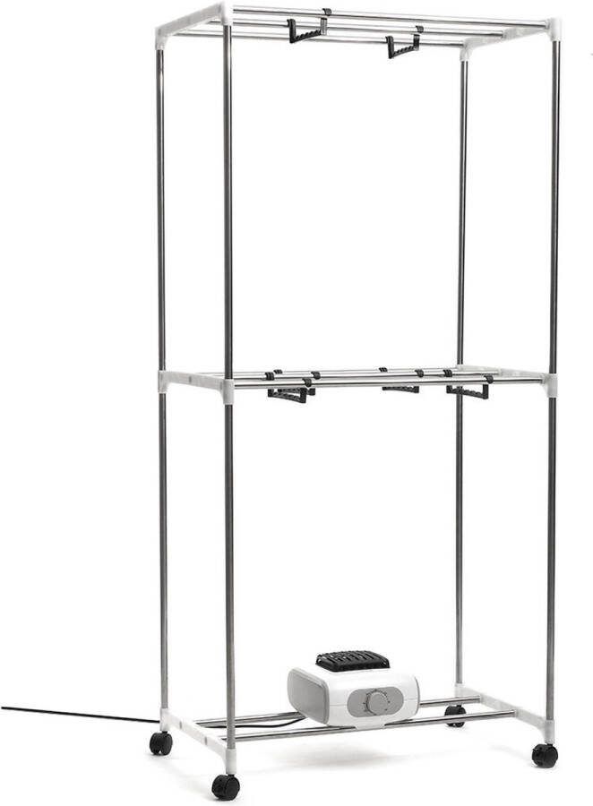 Innovagoods Draagbare elektrische droger met 2 niveaus Dupledry Blue 1200 W