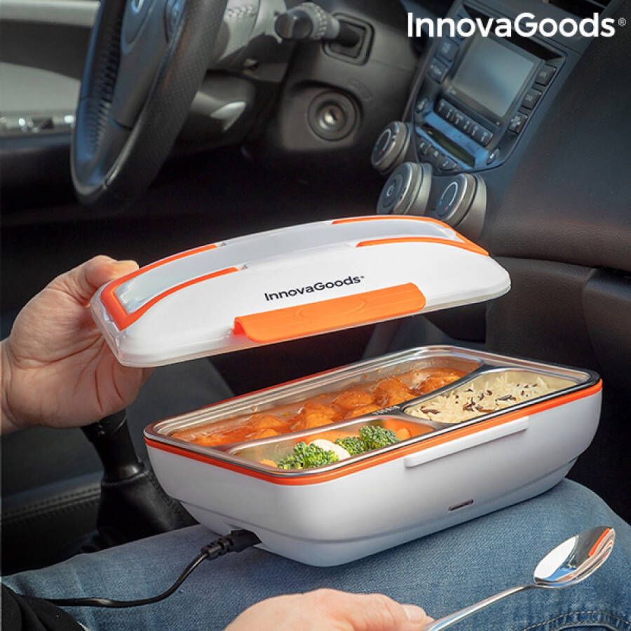 Innovagoods Electrische Lunchtrommel voor Auto's Pro- Elektrische Lunchbox Elektrische lunchtrommel volwassenen voor warme maaltijden