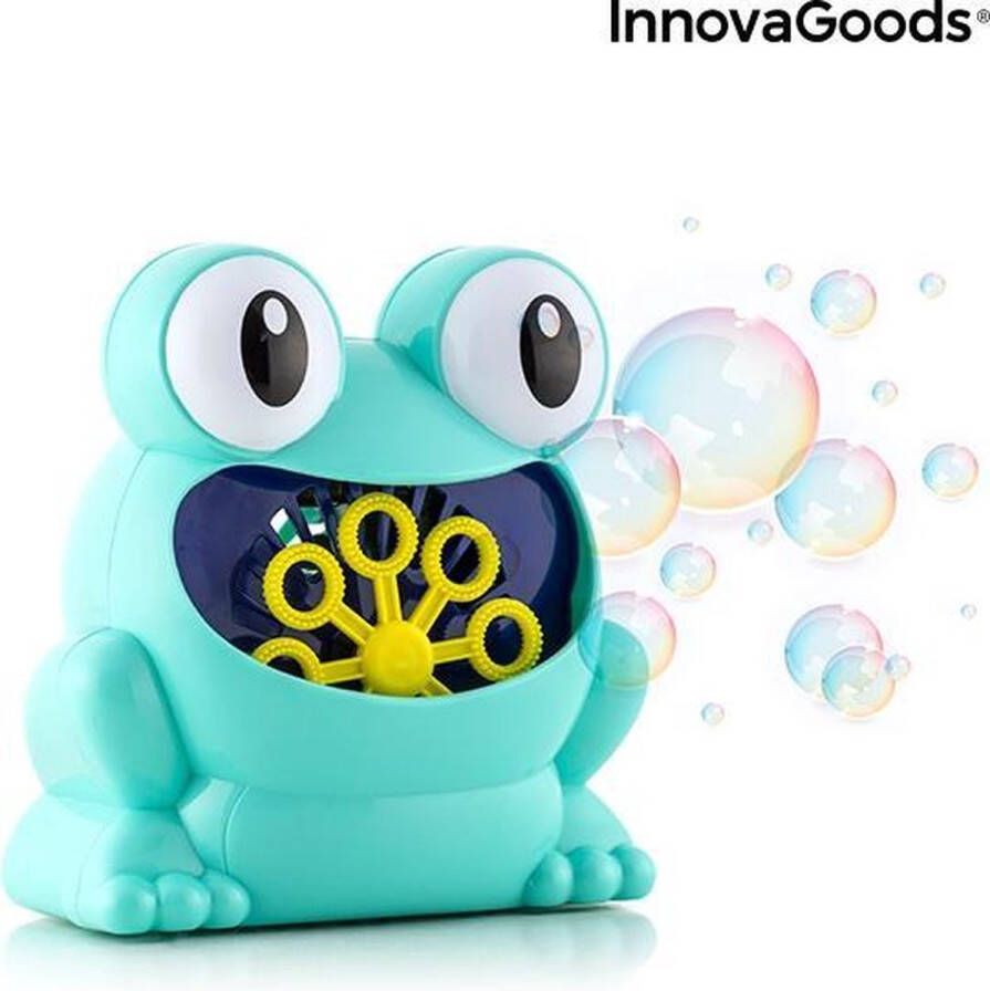 Innovagoods Froggy Zeepbellenblazer Kikker zeepbellenblazer automatische zeeppomp machine