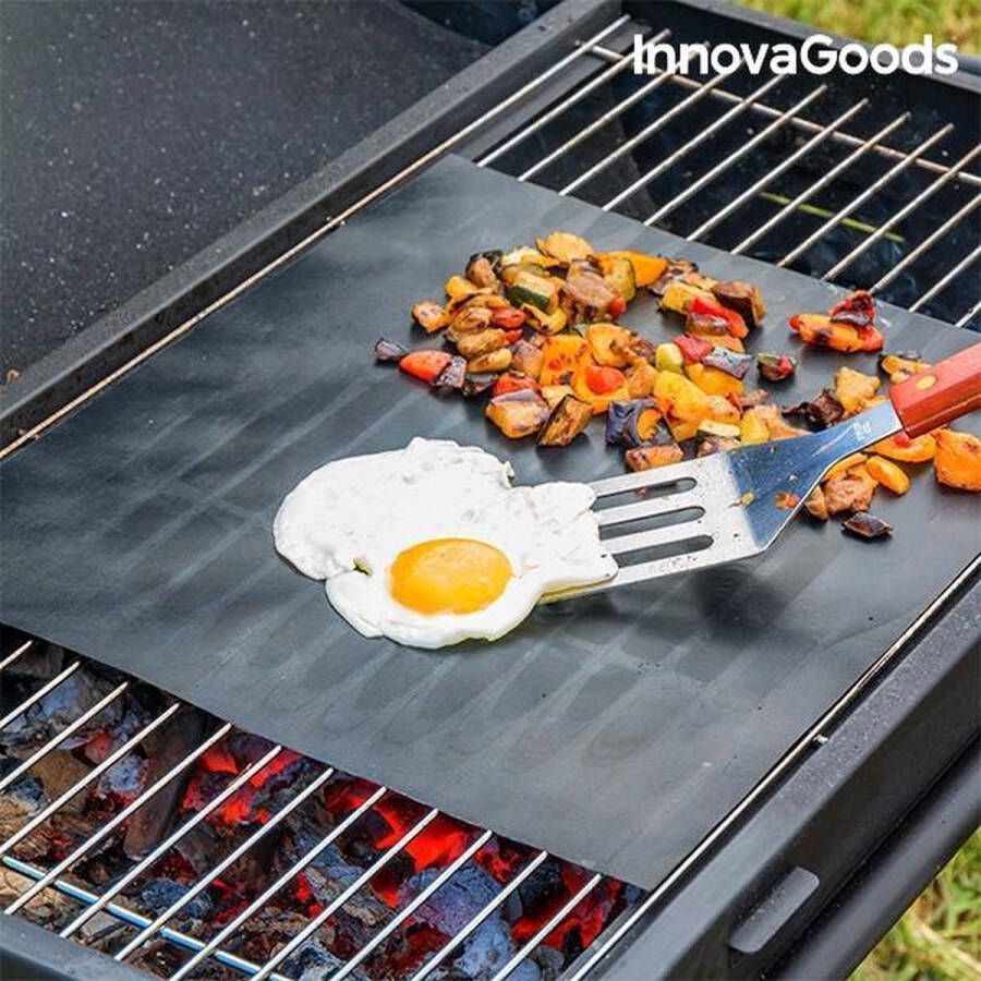 Innovagoods Grillmat Bbq accesoires rooster Bbq accesoires Bbq grill mat Bbq mat Bbq matje grill mat Barbecue mat