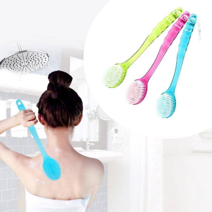 Innovagoods Lichaamsborstel Doucheborstel Badborstel Rugborstel Roze