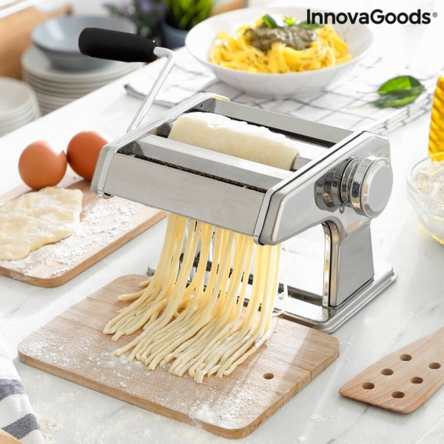 Innovagoods MACHINE VOOR HET MAKEN VAN VERSE PASTA MET RECEPTEN FRASHTA Pastamaker Pastamachine Pastamachines