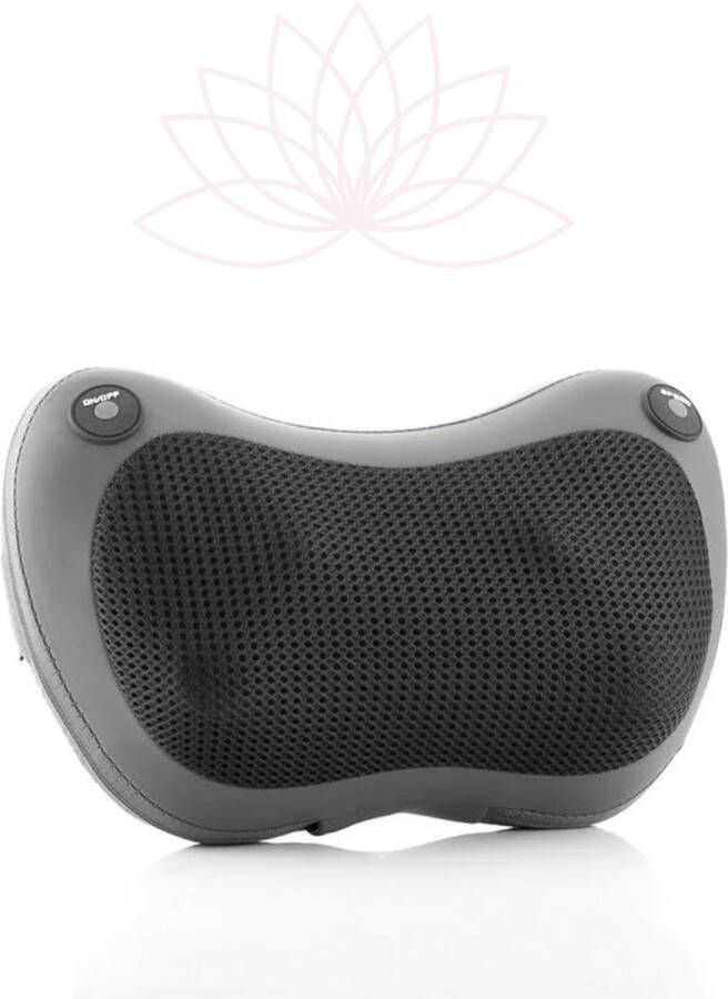 Innovagoods Shiatsu Massagekussen- voor- lichaam Rug Nek -Spieren- Massage Infrarood Verwarming-sport
