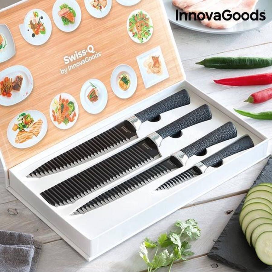 Innovagoods Messen Set Black Shark Swiss·Q Namiutsu 4 Onderdelen