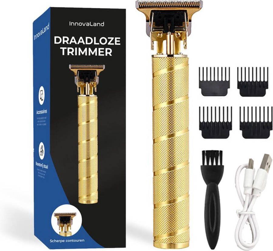 InnovaLand Professionele Draadloze Tondeuse Trimmer Haar Baard Tondeuse Mannen Hoofdhaar Haartrimmer Hair Tondeuse Cheveux Trimmer Baard Sinterklaas Cadeautjes Deals