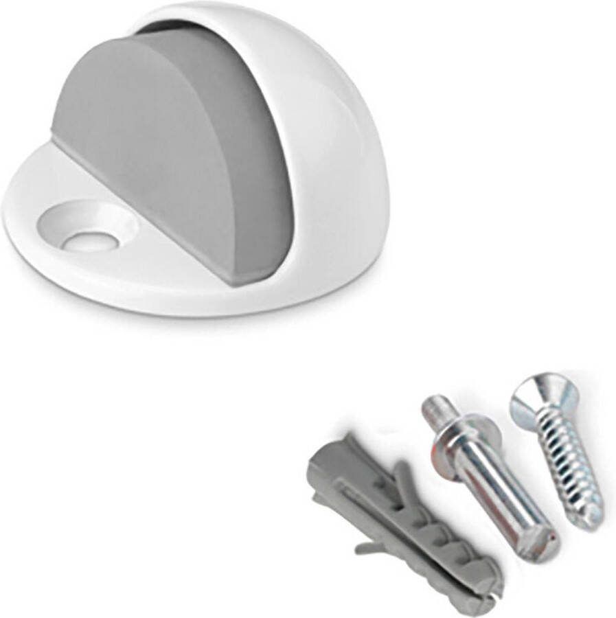 Inofix Stopper Deuren Schroeven Wit