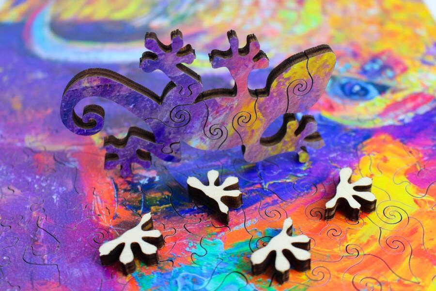 Inside Adventure Olifant Houten Puzzel voor Kinderen en Volwassenen Unieke Whimsy Stukjes 248 Stukjes Vormenpuzzel Dierenpuzzel