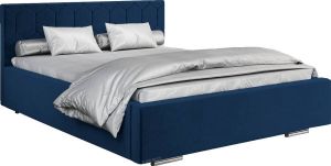 InspireME Gestoffeerd bed met opbergruimte voor beddengoed BOXSPRING BETT 02 140x200 Donkerblauw (TRINITY 31)