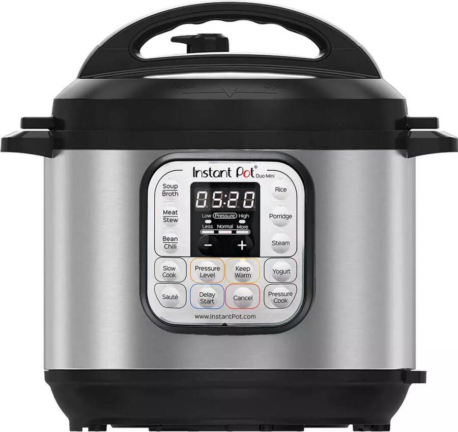 Instant Pot Duo 3L Mini multicooker 7-in-1 snelkookpan pressure cooker rijstkoker slowcooker stomer sous-vide