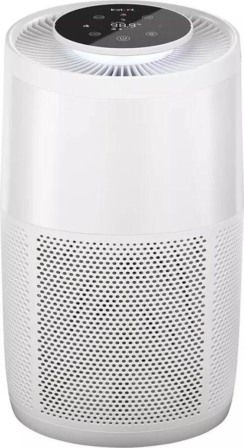 Instant Pot Instant™ Air Purifier Luchtreiniger Wit Keuken Slaapkamer tot ± 22m² Met HEPA-13 Filter 3-in-1 Filtratie Tegen Woning Allergenen & Huisdier Allergie Verwijdert 99.9% Bacterien Stof Rook & Stuifmeel met Plasma Ion Technologie AP200
