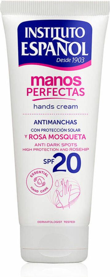 Instituto Espanol Handcrème Instituto Español Manos Perfectas Spf 20 Rozenbottel 75 ml