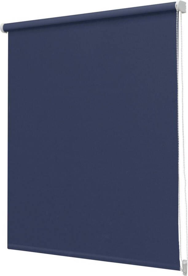 Intensions Raambekleding Rolgordijn Lichtdoorlatend Unicolor Donkerblauw 120x190cm