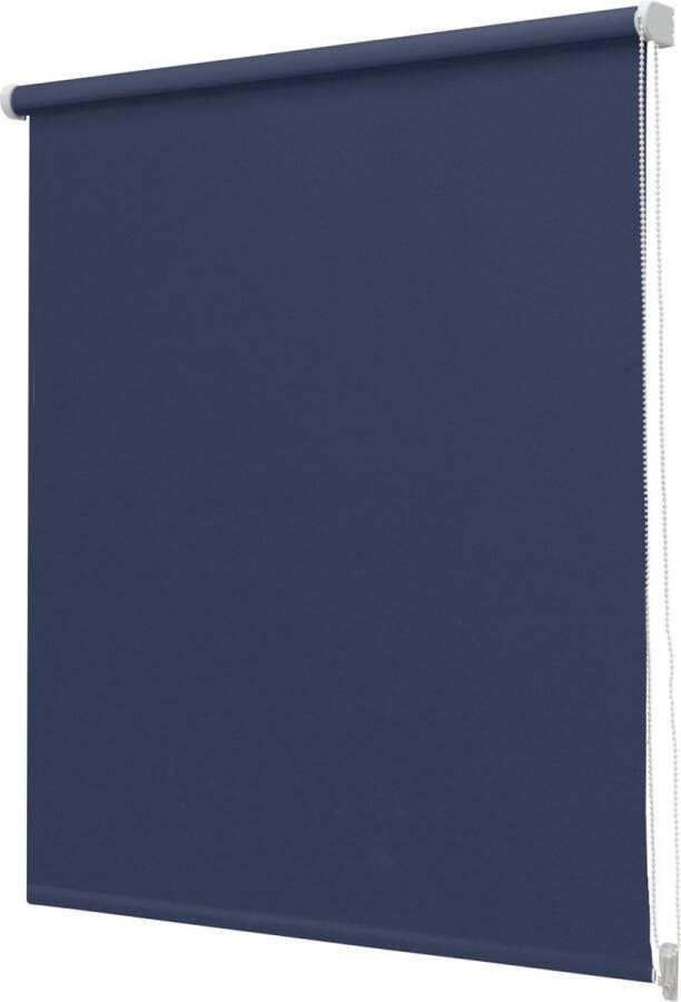 Intensions Raambekleding Rolgordijn Lichtdoorlatend Unicolor Donkerblauw 150x190cm