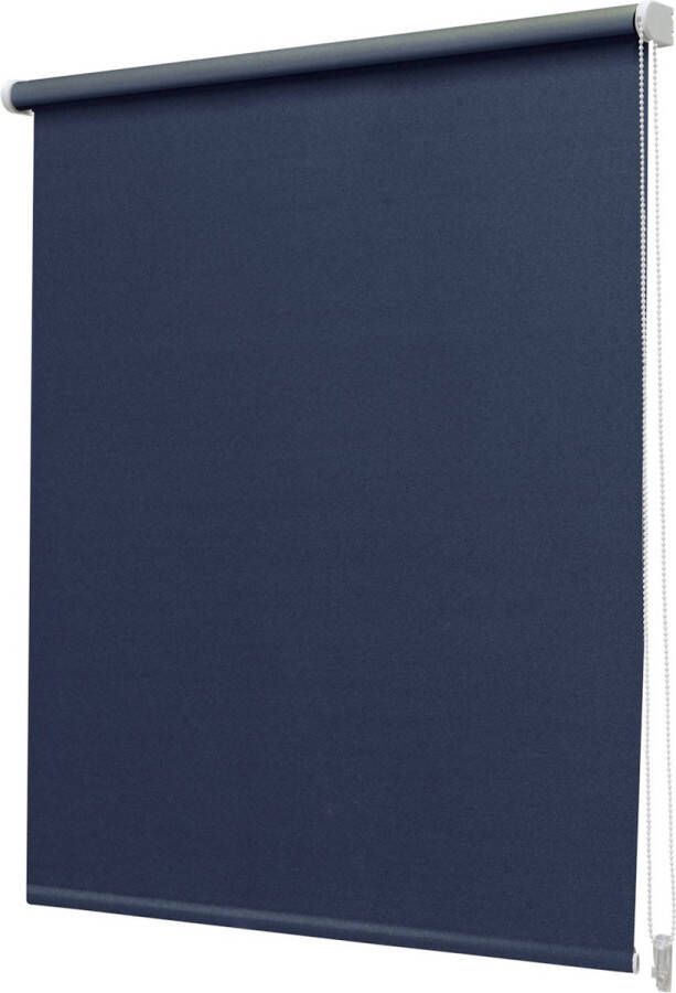 Intensions Raambekleding Rolgordijn Verduisterend Unicolor Donkerblauw 120x190cm