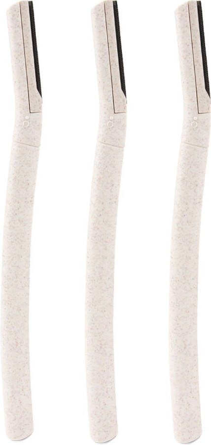 INTER-ESQUE Dermaplaning Wenkbrauw Scheermesje Scheermes Gezicht Scheermesjes Vrouw Wenkbrauw Mesje Eyebrow Razor Scheermesjes Gezicht 3x Groot
