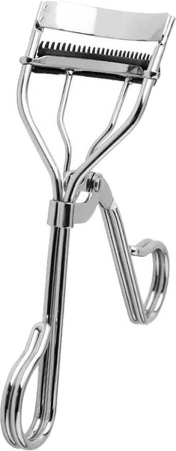 INTER-ESQUE Wimperkruller Eyelash Curler + 3x Gratis Extra Siliconen Pad & 3x Extra Kam Zilver